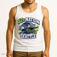 12s Nation Seattle Football Tank Top thumb 3