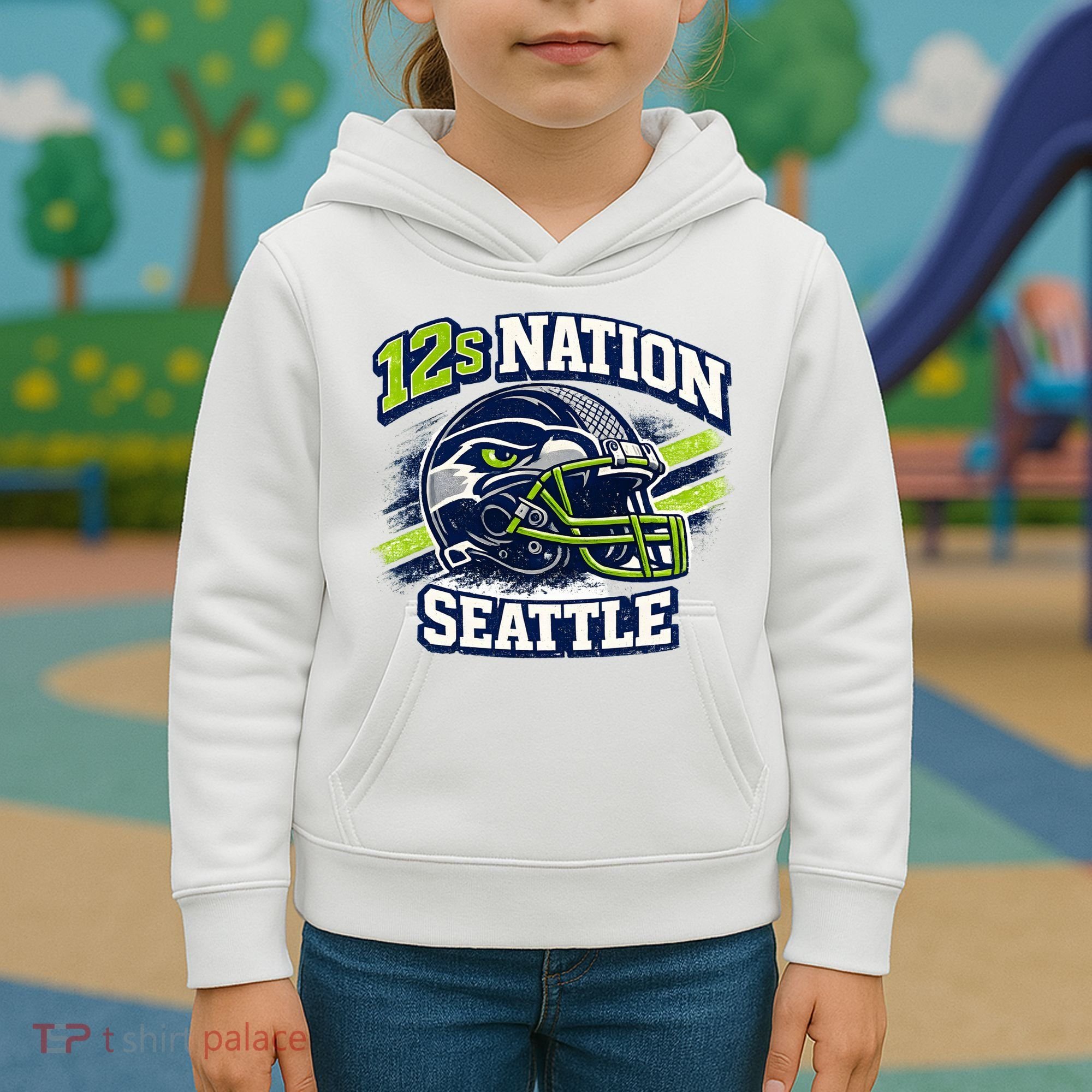 12s Nation Seattle Football Kids Hoodie