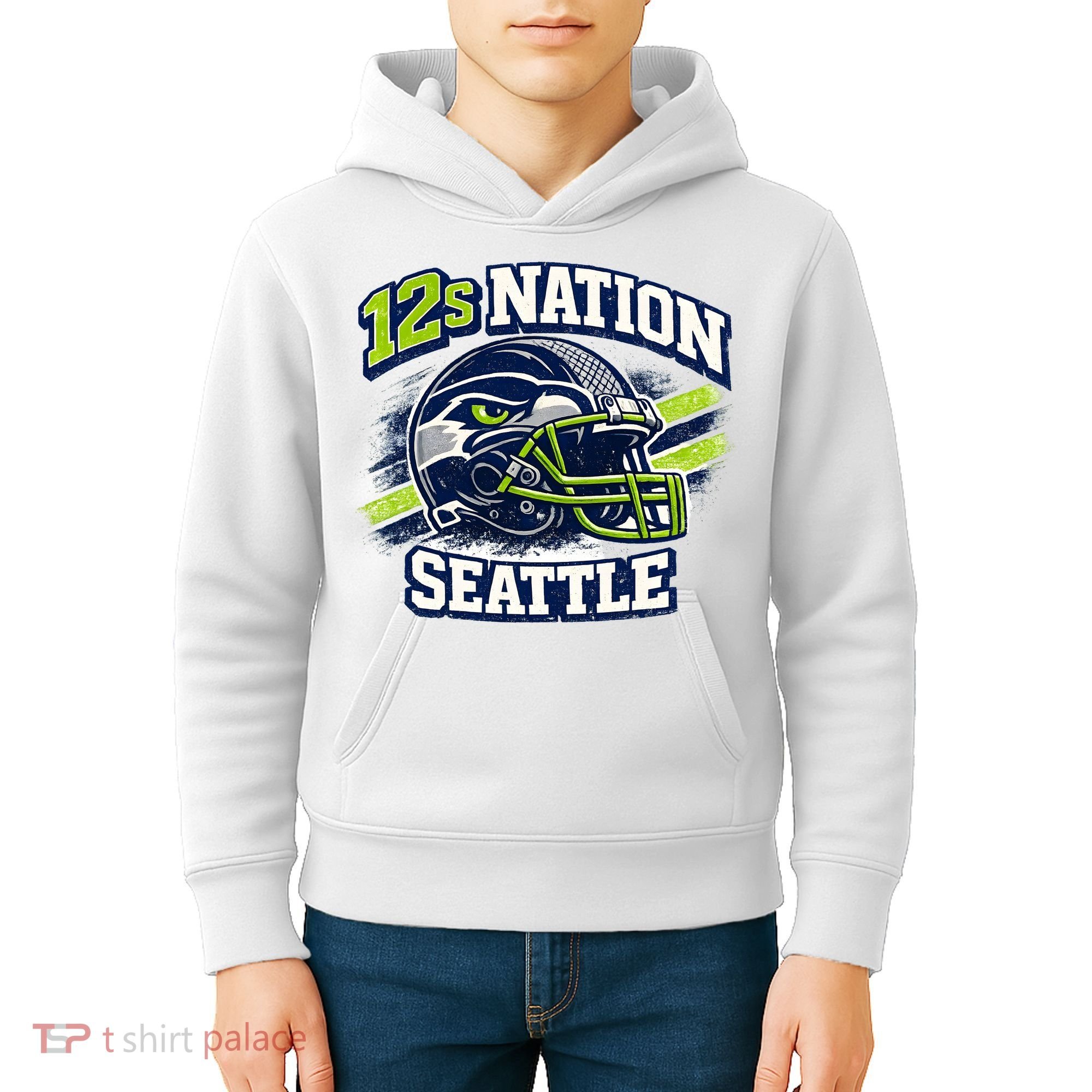12s Nation Seattle Football Kids Hoodie