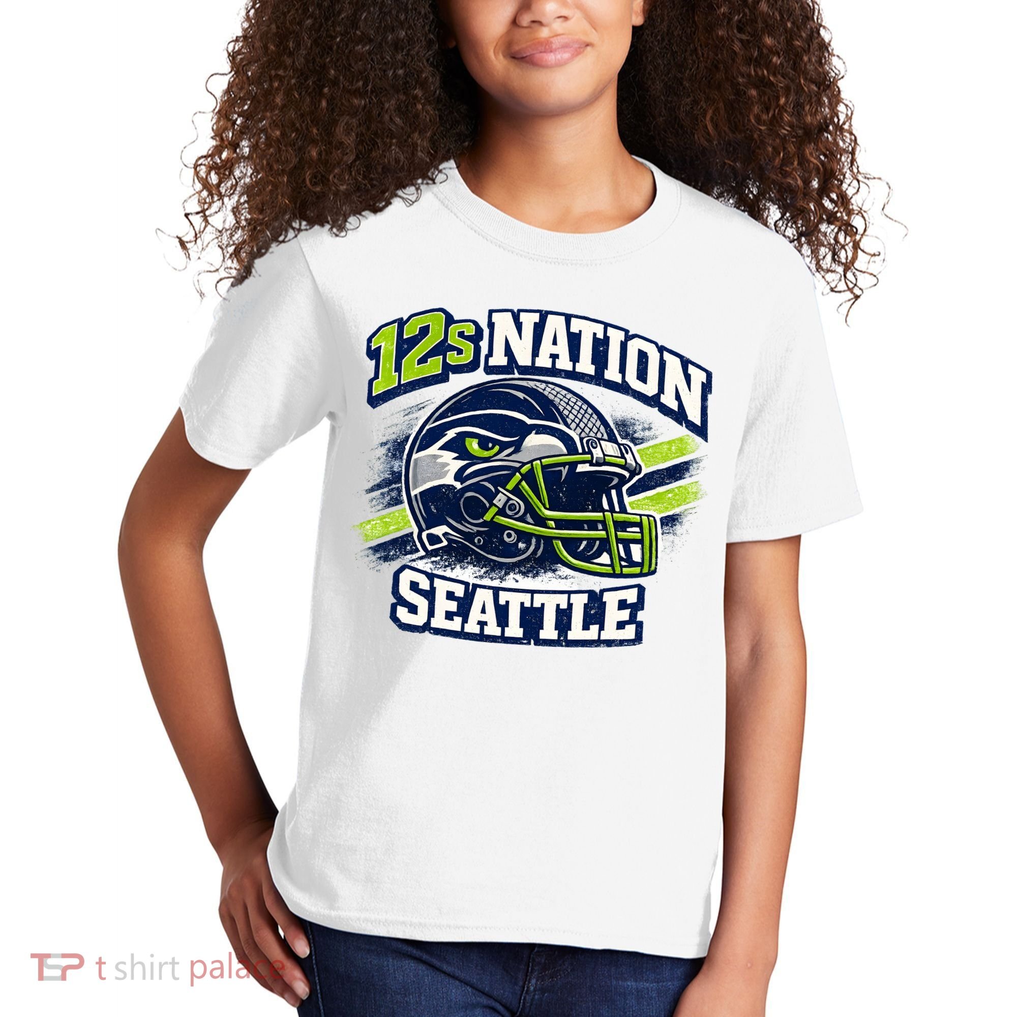 12s Nation Seattle Football Kids T-Shirt