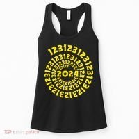 123123 New Years Eve Happy New Year 2024 Funny Women's Tank Top thumb 0