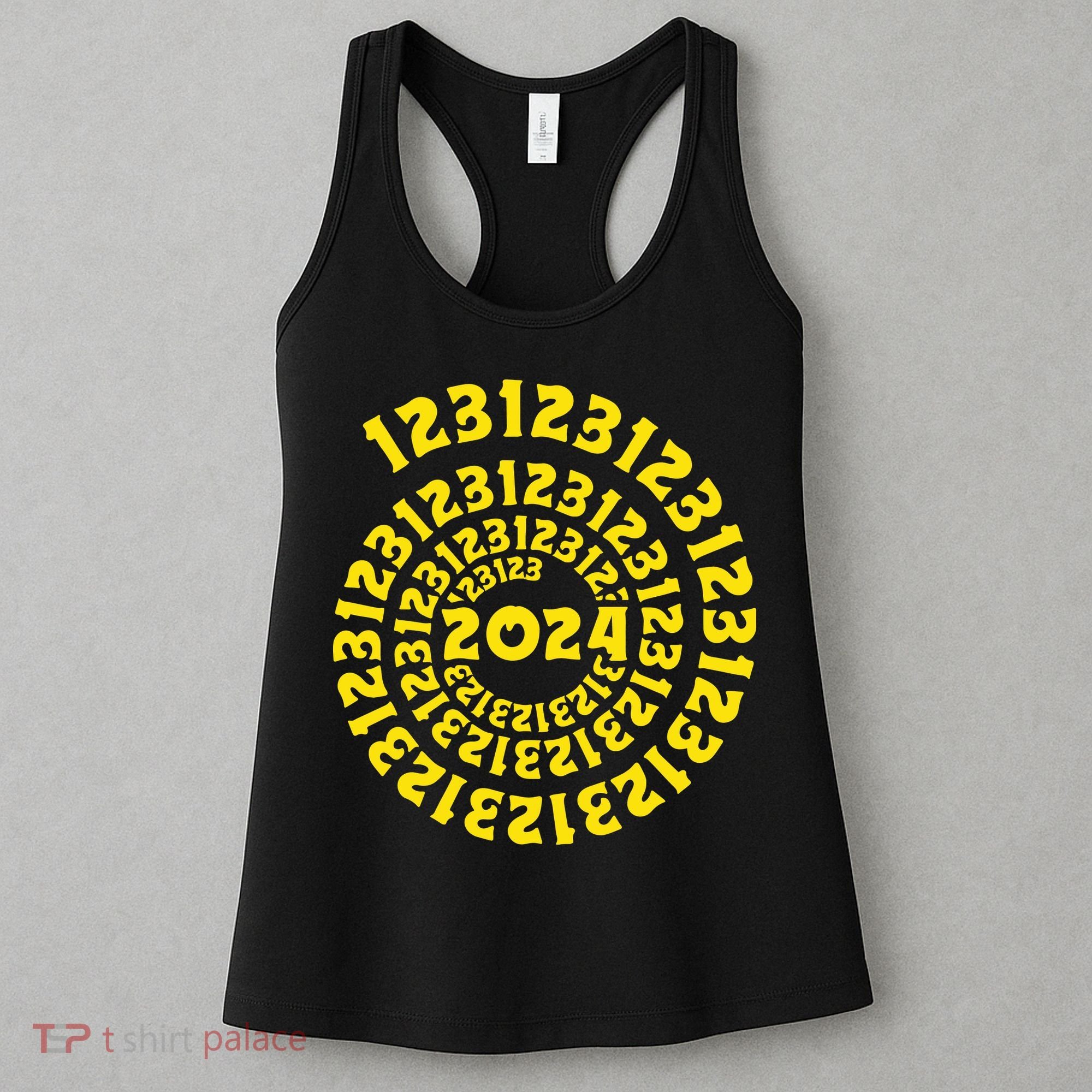 123123 New Years Eve Happy New Year 2024 Funny Women's Tank Top