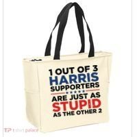 1 Out 3 Harris Supporters Are Just As Stupid As The Other 2 Tote Bag thumb 2