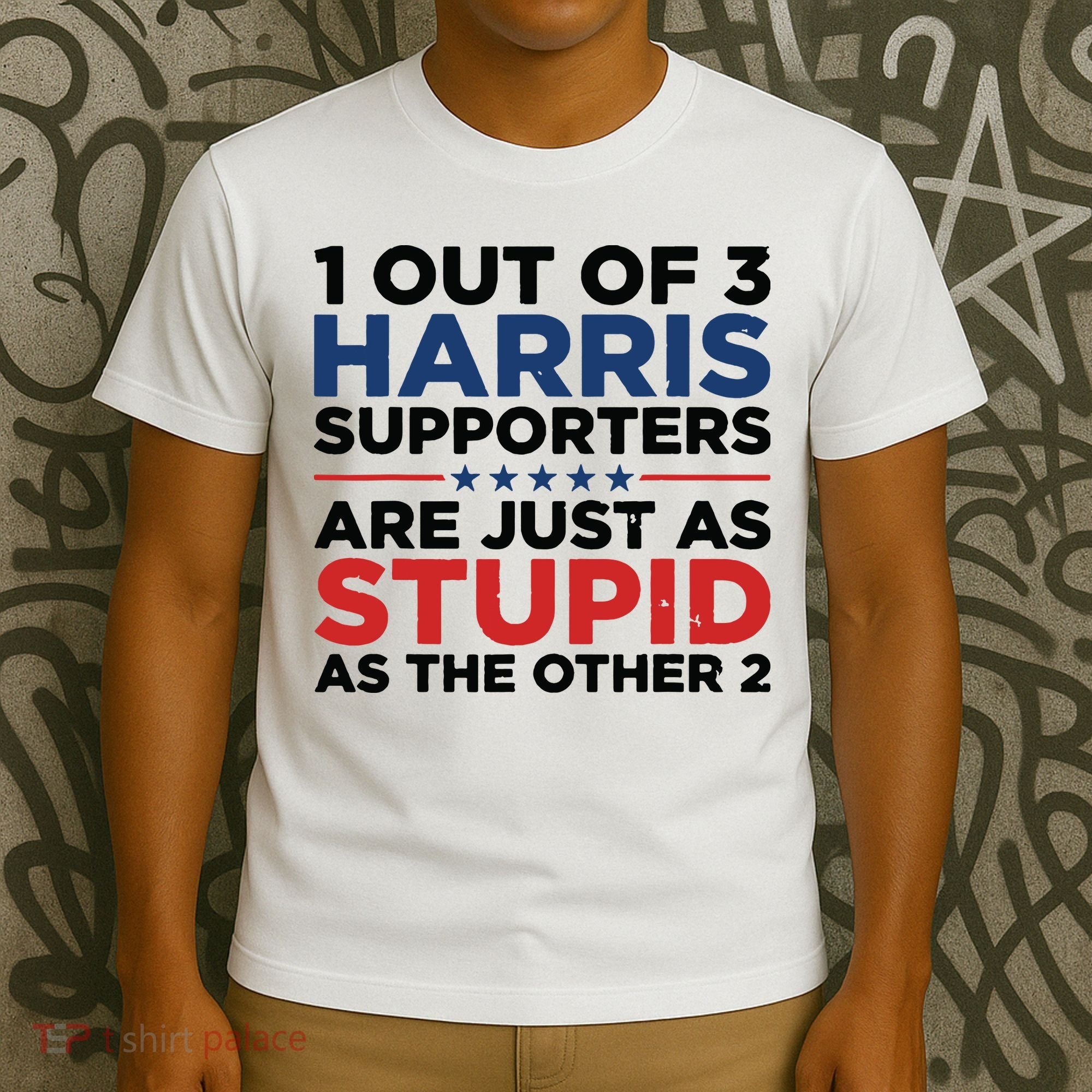 1 Out 3 Harris Supporters Are Just As Stupid As The Other 2 T-Shirt