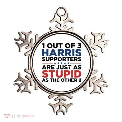 1 Out 3 Harris Supporters Are Just As Stupid As The Other 2 Ornament