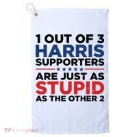 1 Out 3 Harris Supporters Are Just As Stupid As The Other 2 Golf Towel thumb 0