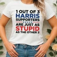 1 Out 3 Harris Supporters Are Just As Stupid As The Other 2 Women's T-Shirt thumb 2