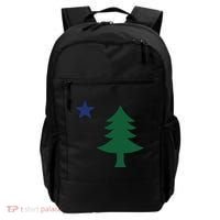 1901 Old First Flag Of Maine Pine Tree And Star Backpack thumb 0