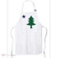 1901 Old First Flag Of Maine Pine Tree And Star Apron thumb 0