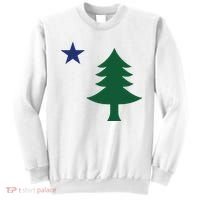 1901 Old First Flag Of Maine Pine Tree And Star Sweatshirt thumb 0