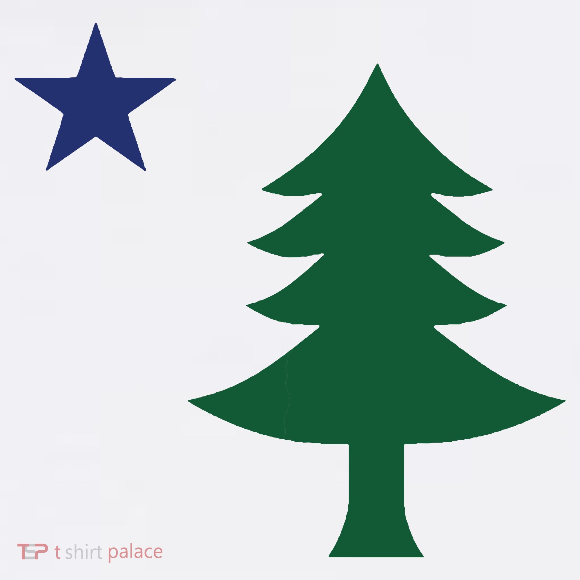 1901 Old First Flag Of Maine Pine Tree And Star Women's Hoodie