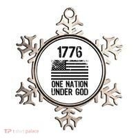 1776 One Nation Under God Patriotic Flag Ornament thumb 0