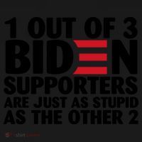 1 Out Of 3 Biden Supporters Are Just As Stupid Tote Bag thumb 4