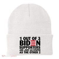 1 Out Of 3 Biden Supporters Are Just As Stupid Beanie thumb 0