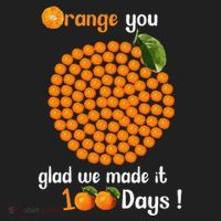 100 Oranges You Glad We Made It 100 Days Women's Sweatshirt thumb 2
