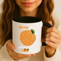 100 Oranges You Glad We Made It 100 Days Coffee Mug thumb 3