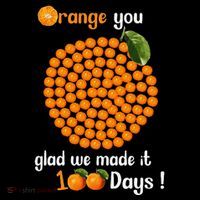 100 Oranges You Glad We Made It 100 Days Coffee Mug thumb 5
