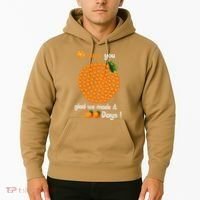 100 Oranges You Glad We Made It 100 Days Hoodie thumb 2