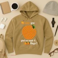 100 Oranges You Glad We Made It 100 Days Hoodie thumb 3