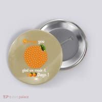 100 Oranges You Glad We Made It 100 Days Button thumb 0