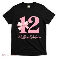 12 Preteen 12th Birthday Girl Coquette 12 Year Old T-Shirt thumb 0