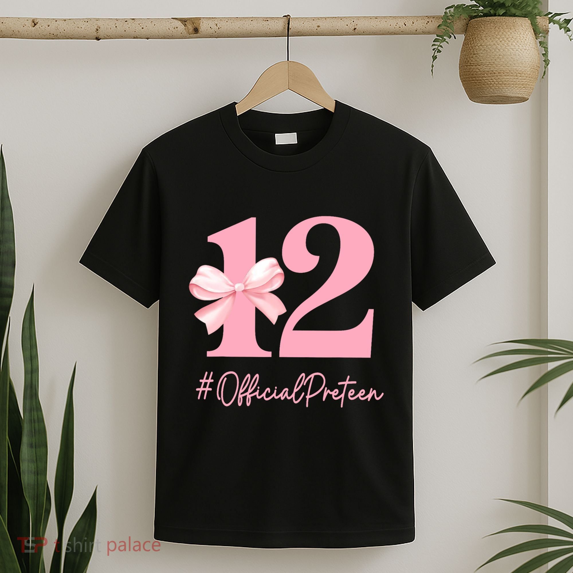 12 Preteen 12th Birthday Girl Coquette 12 Year Old T-Shirt