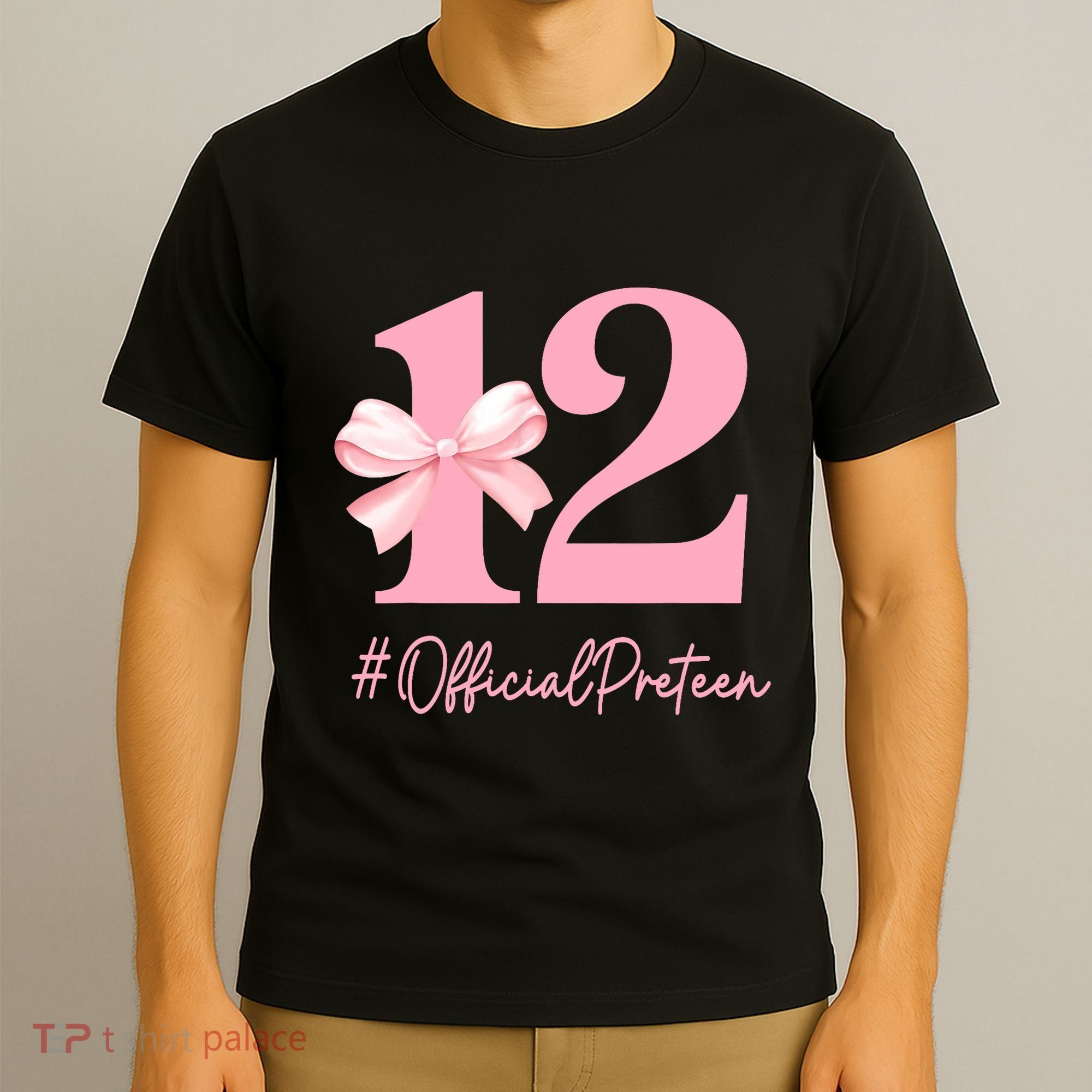12 Preteen 12th Birthday Girl Coquette 12 Year Old T-Shirt