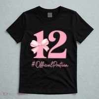 12 Preteen 12th Birthday Girl Coquette 12 Year Old T-Shirt thumb 5