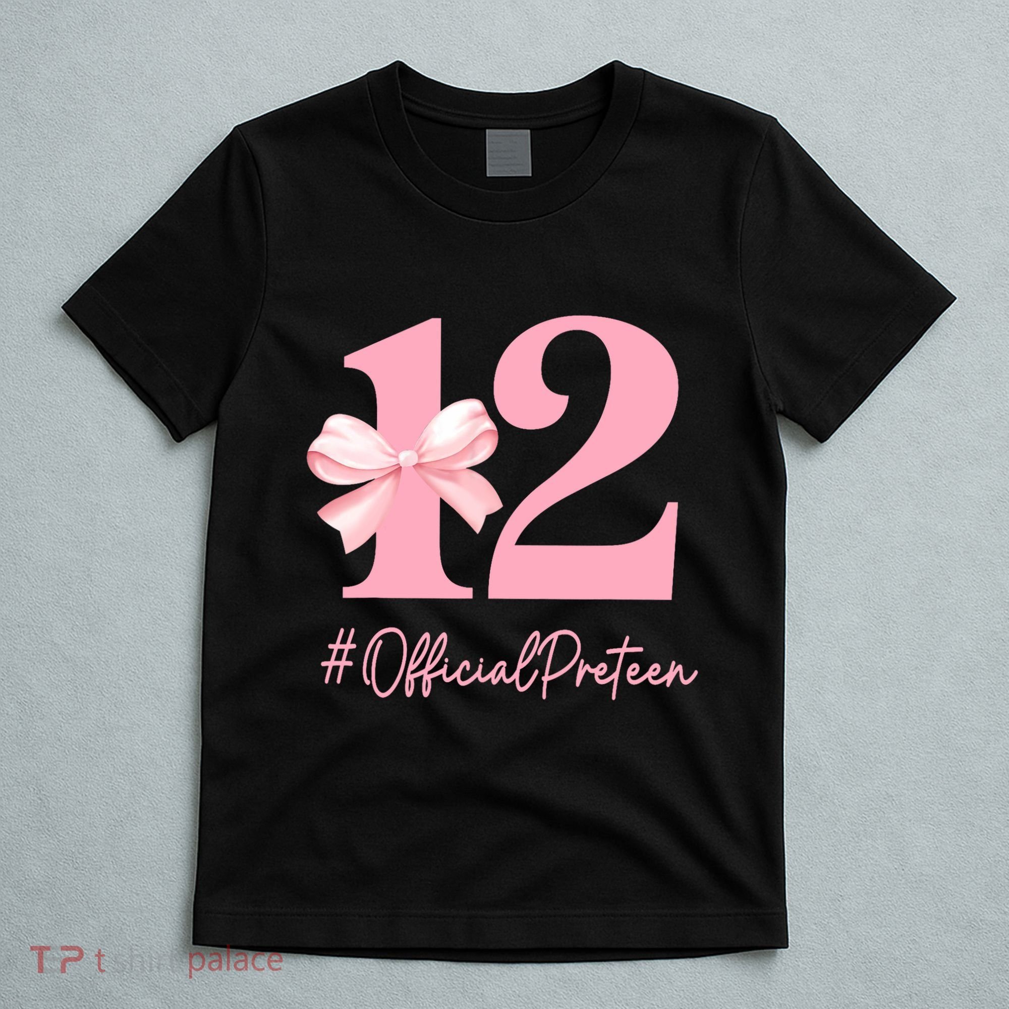 12 Preteen 12th Birthday Girl Coquette 12 Year Old T-Shirt