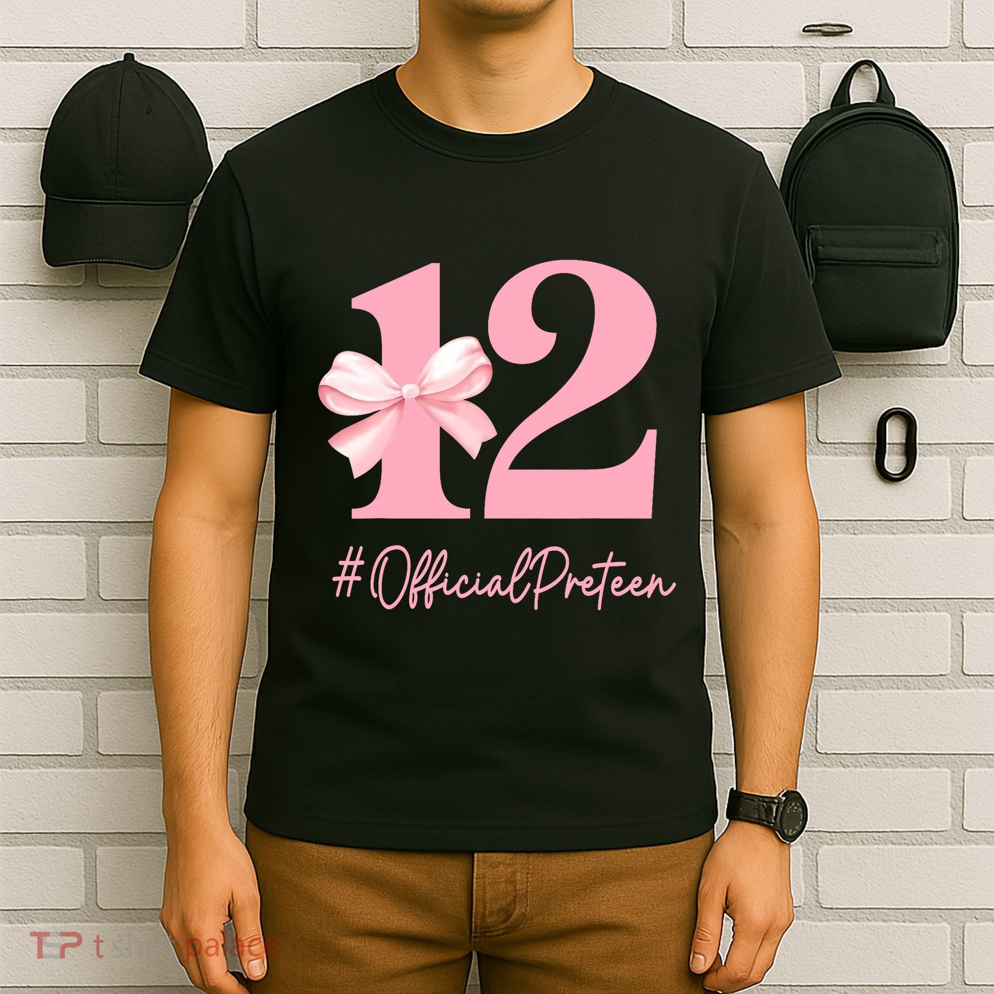 12 Preteen 12th Birthday Girl Coquette 12 Year Old T-Shirt