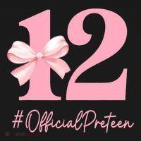12 Preteen 12th Birthday Girl Coquette 12 Year Old T-Shirt thumb 7