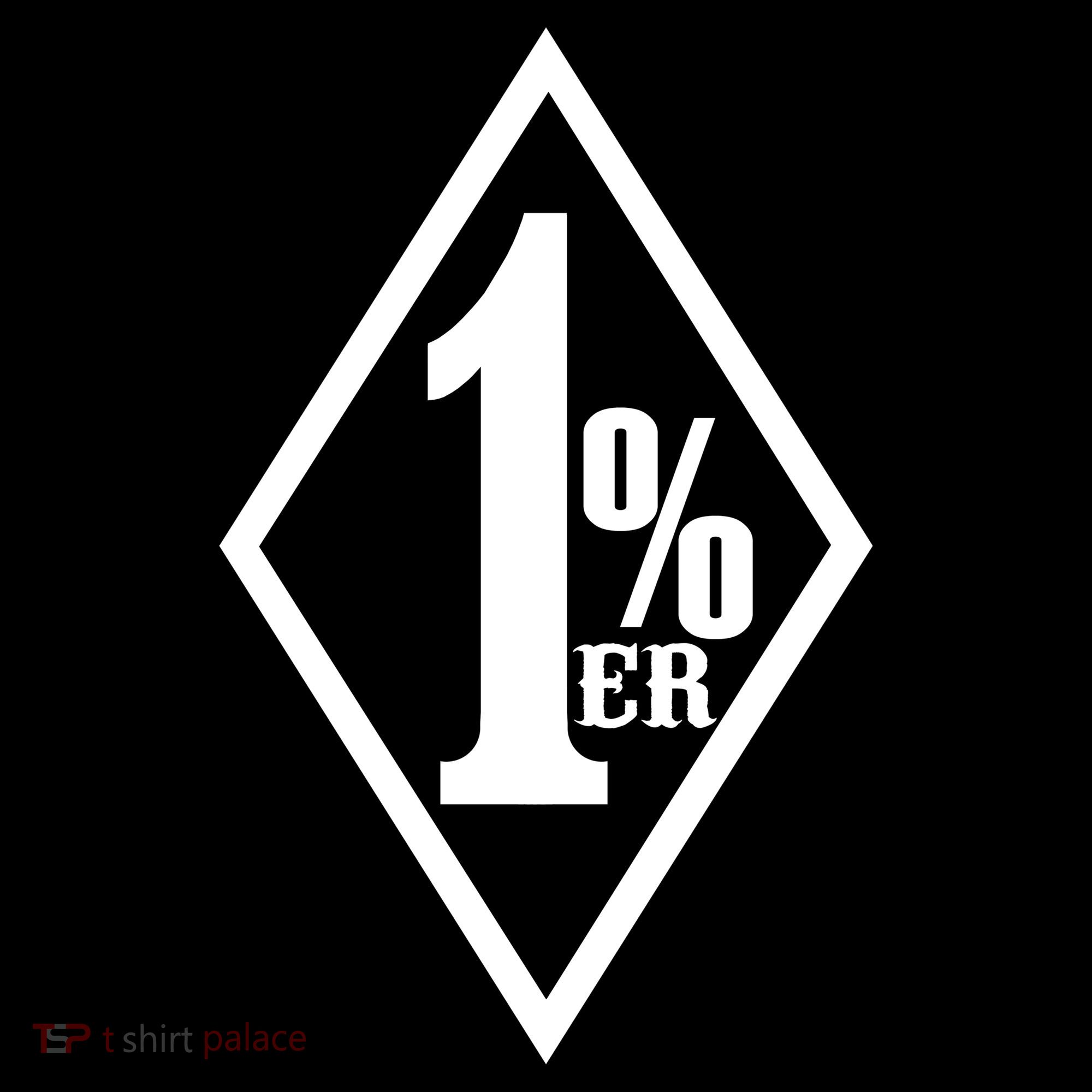 1 Percenter Button