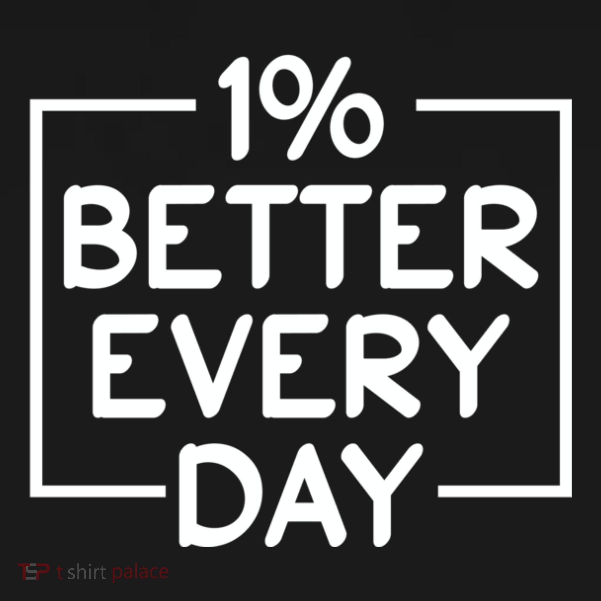 1% Percent Better Everyday Motivational Inspirational Quote Women's Hoodie