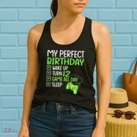 12th Perfect Birthday Boys Gaming 12 Years Old Gifts Gamer Women's Tank Top thumb 2