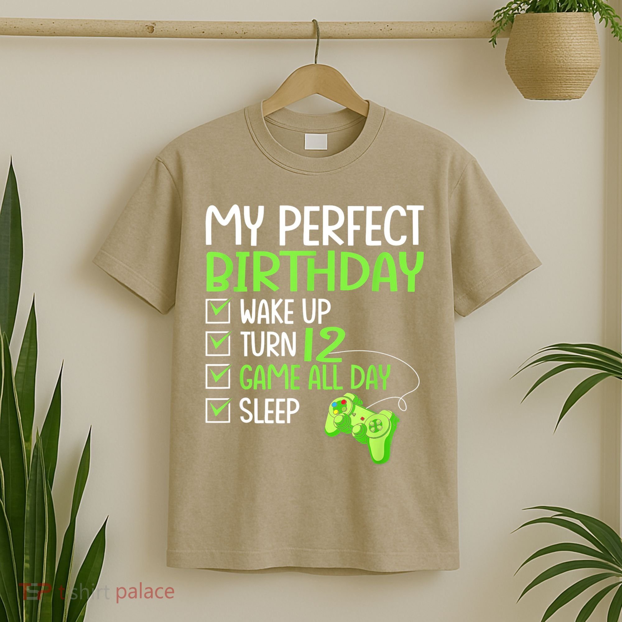 12th Perfect Birthday Boys Gaming 12 Years Old Gifts Gamer T-Shirt