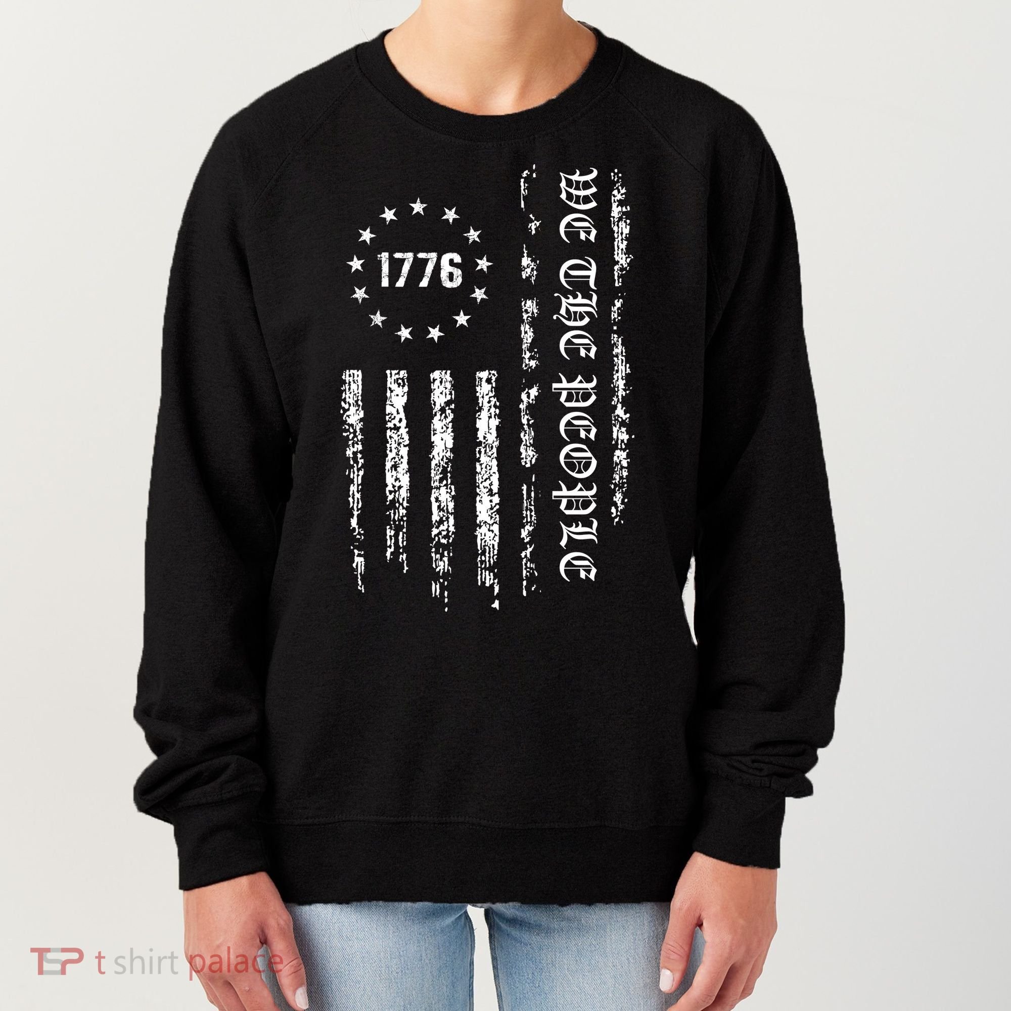 1776 Patriotic Grunge Women's Sweatshirt