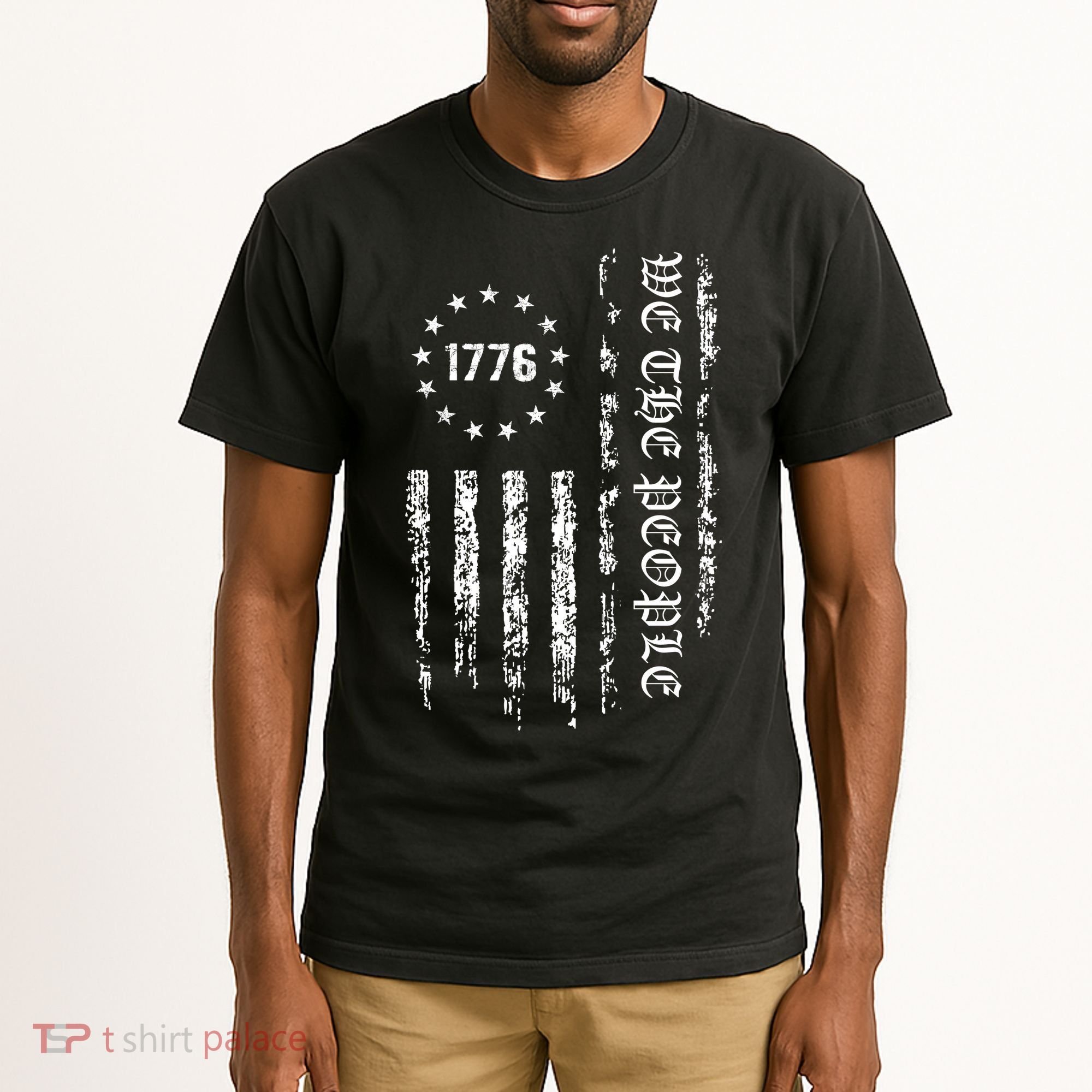 1776 Patriotic Grunge Tall T-Shirt