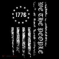 1776 Patriotic Grunge Tall T-Shirt thumb 4