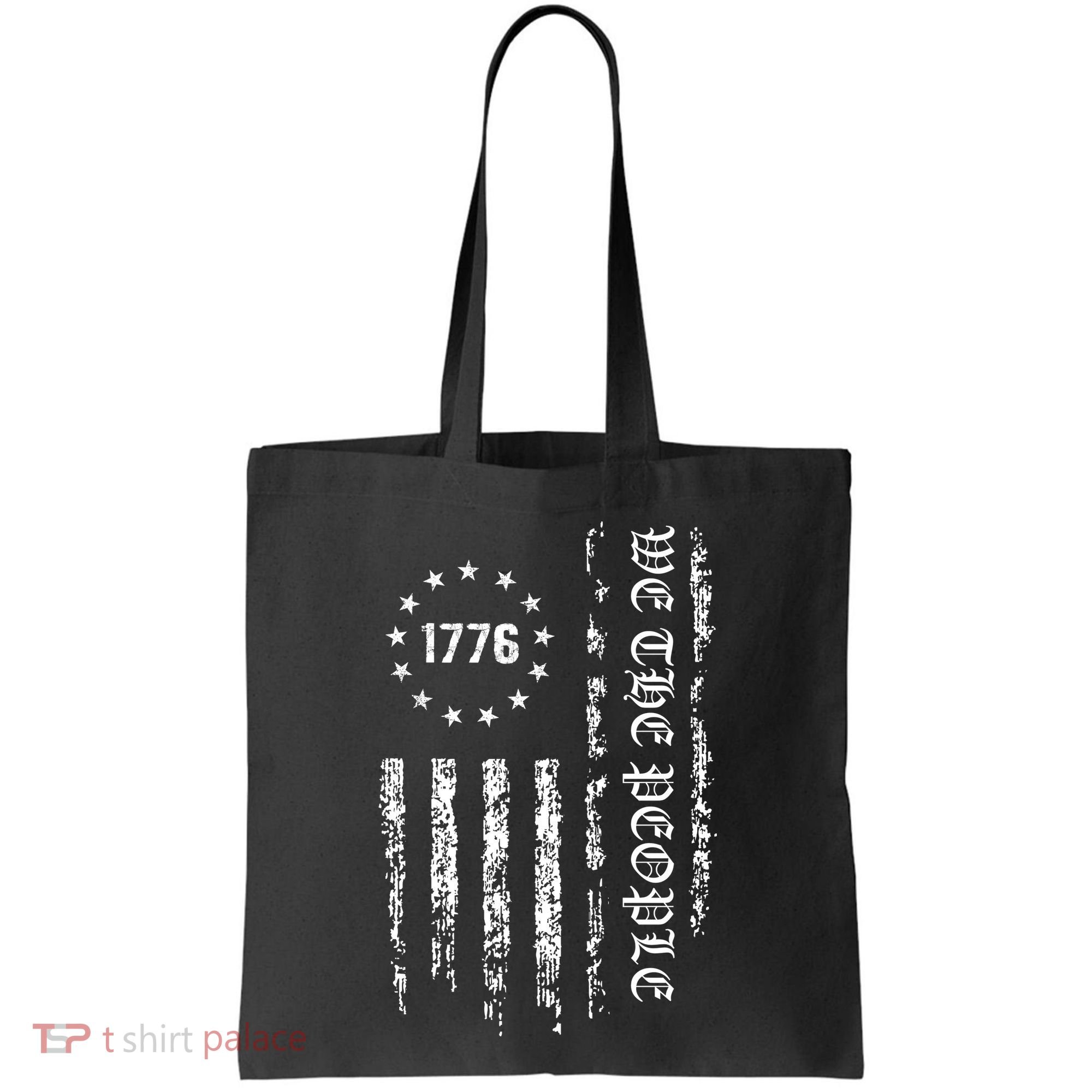 1776 Patriotic Grunge Tote Bag
