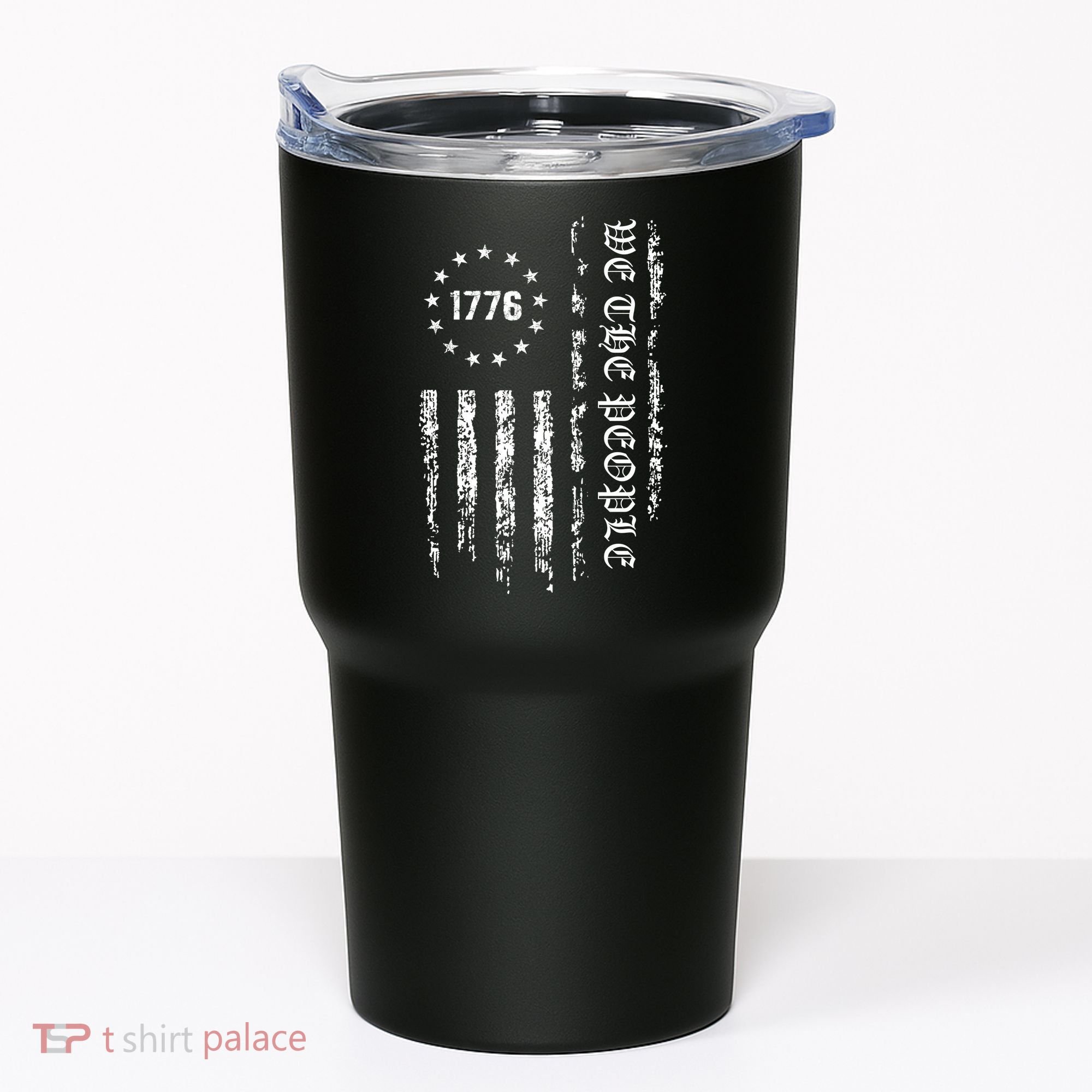 1776 Patriotic Grunge Tumbler