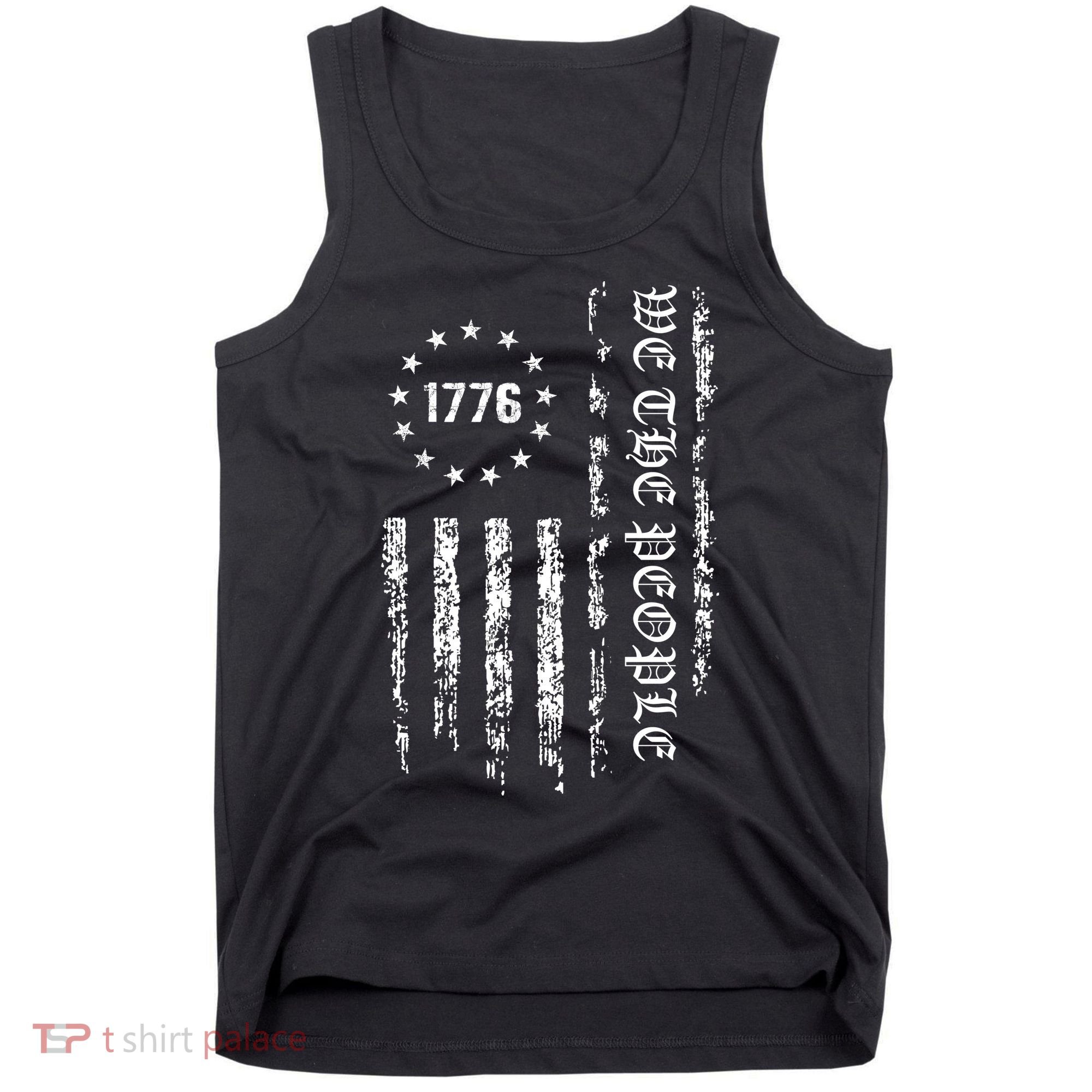 1776 Patriotic Grunge Tank Top