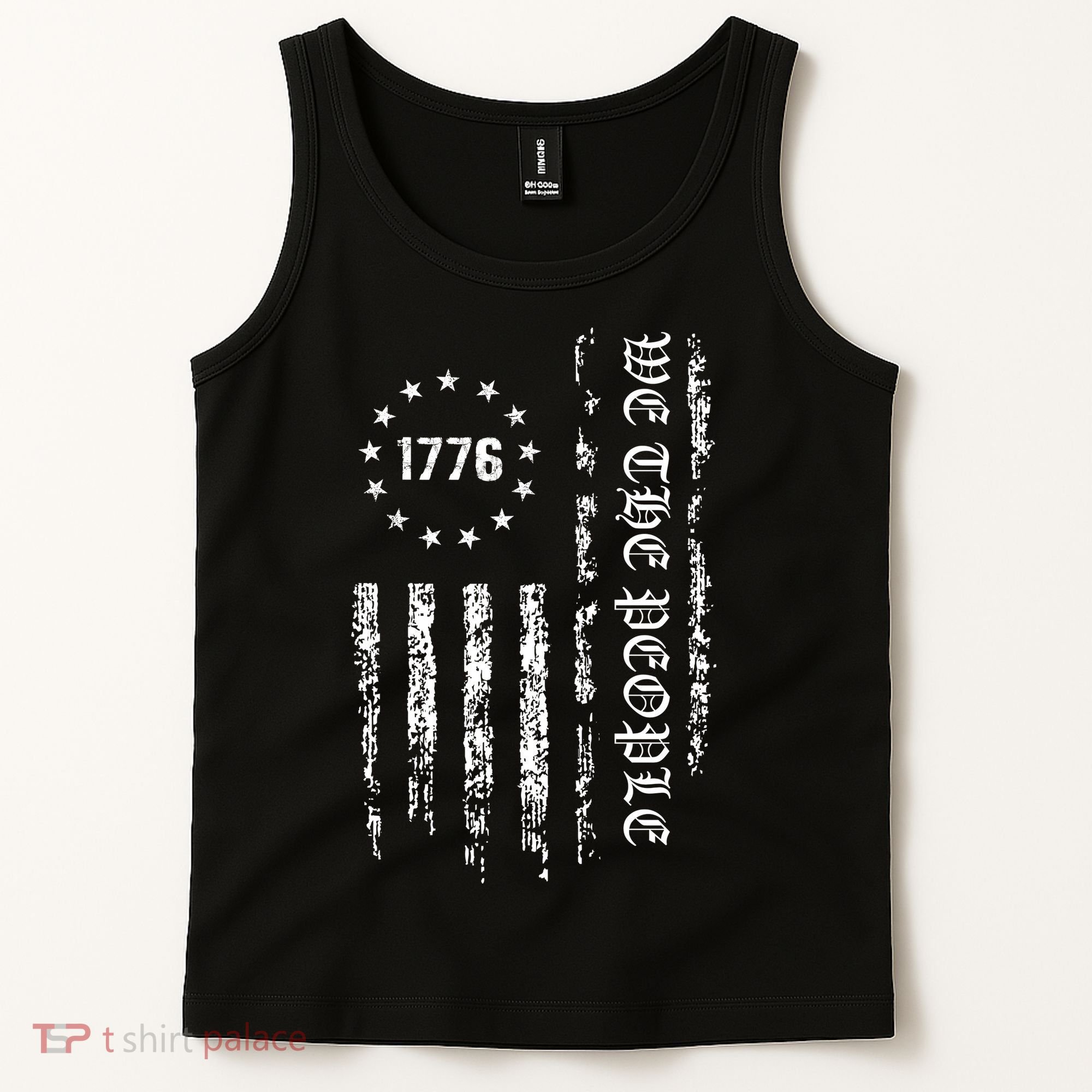 1776 Patriotic Grunge Tank Top
