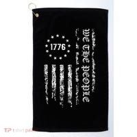 1776 Patriotic Grunge Golf Towel thumb 0