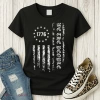 1776 Patriotic Grunge Women's T-Shirt thumb 3