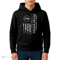 1776 Patriotic Grunge Kids Hoodie thumb 4