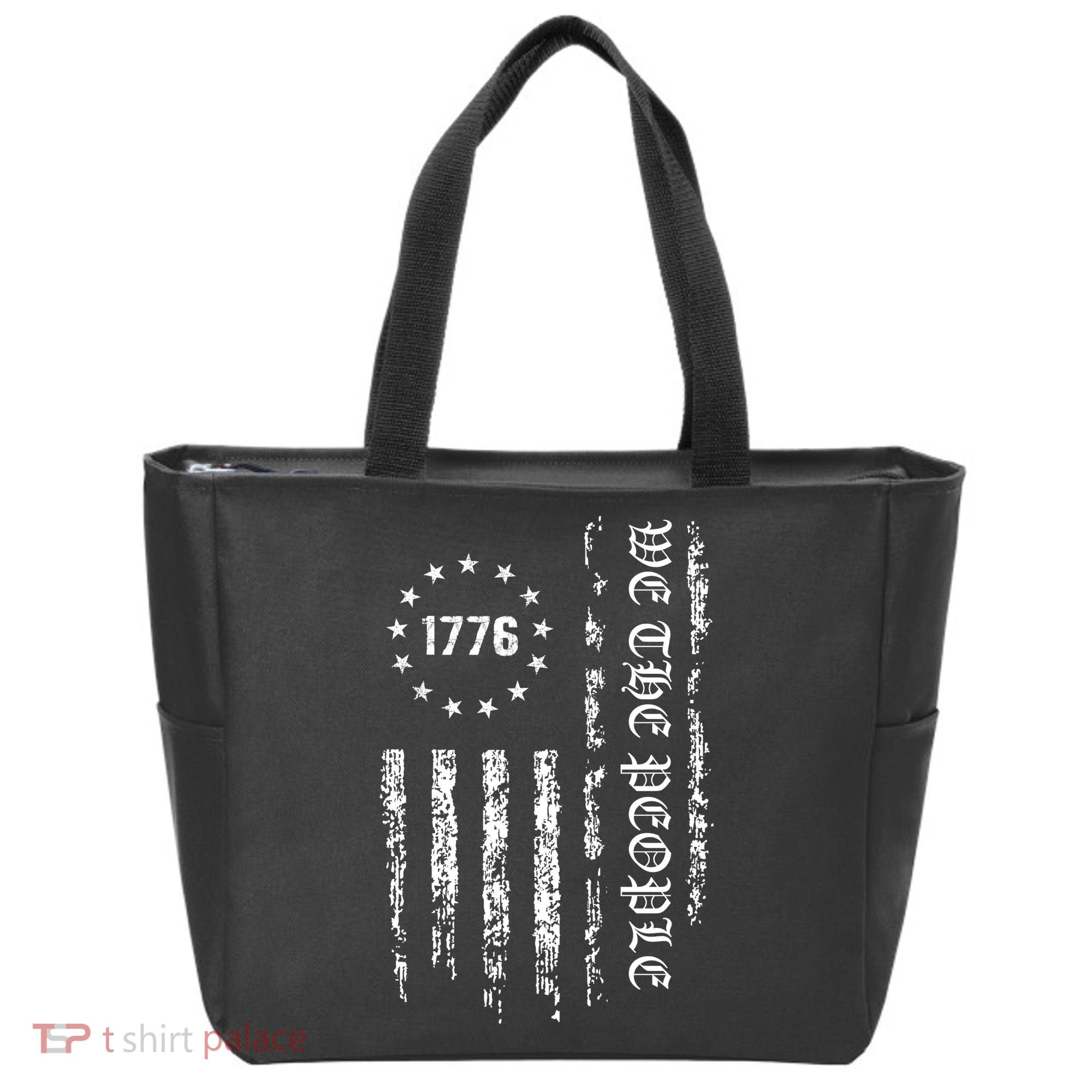 1776 Patriotic Grunge Tote Bag