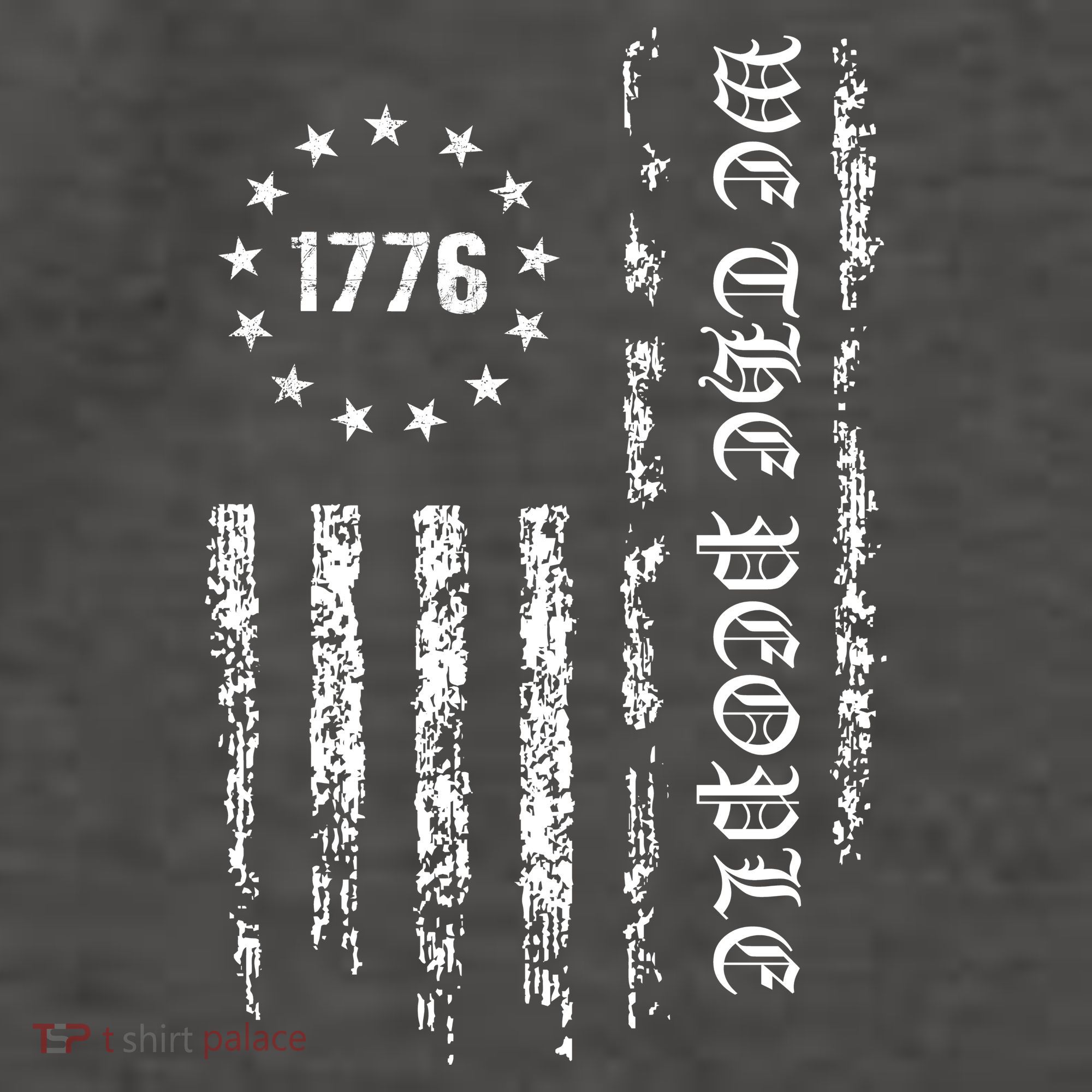 1776 Patriotic Grunge Vector Backpack