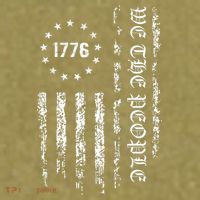 1776 Patriotic Grunge Garment-Dyed Women's Muscle Tee thumb 6