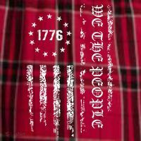 1776 Patriotic Grunge Women's Flannel Plaid Pajama Pants thumb 2