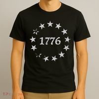 1776 Patriotic Vintage Style Usa T-Shirt thumb 3